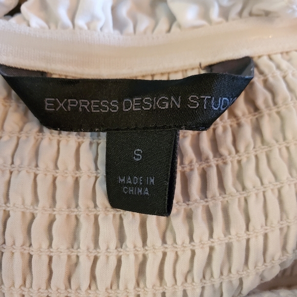 Express White Strapless tank - Picture 3 of 4